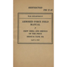 Armored Force Field Manual Crew Drill & Service of the Piece Medium Tank M4