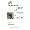 25 Poems on the Death of Ursula K. Le Guin