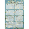 Weekly Planner Notepad: Van Gogh Almond Blossom, Daily Planning Pad for Organizing, Tasks, Goals, Schedule