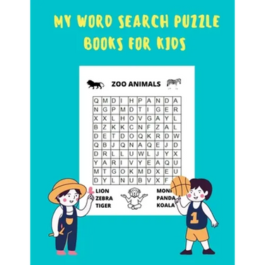 My Word Search Puzzle Books For Kids: word searches for Clever kids ages 6-8, Wordsearches For Second Grade, 60 Large Print Word Search Puzzles, Words