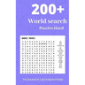 200+ Difficult World search Puzzles Hard: World search puzzle book for Kids & adults