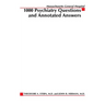 Massachusetts General Hospital 1000 Psychiatry Questions and Annotated Answers
