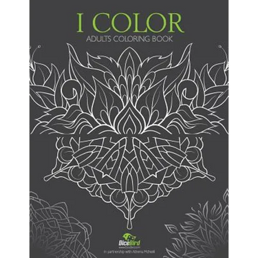 I color: Adults coloring book