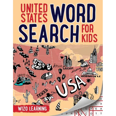 United States Word Search For Kids
