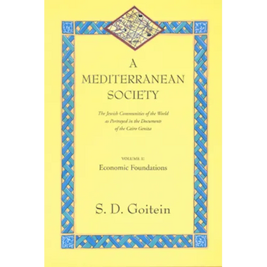 A Mediterranean Society, Volume I: The Jewish Communities of the Arab World as Portrayed in the Documents of the Cairo Geniza, Economic Foundations Vo