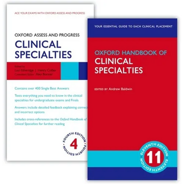 Oxford Handbook of Clinical Specialties 11E and Oxford Assess and Progress: Clinical Specialties 4e
