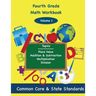 Fourth Grade Math Volume 1: Place Value, Addition and Subtractions, Multiplication, Division