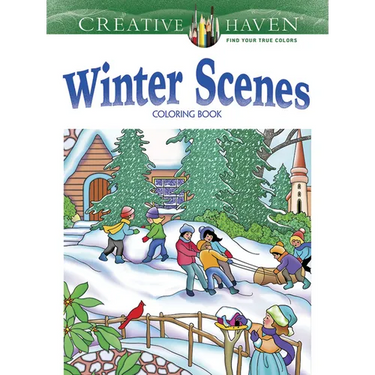Creative Haven Winter Scenes Coloring Book
