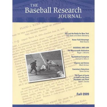 The Baseball Research Journal (Brj), Volume 38 #2