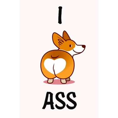I Ass: Funny valentine gift password keeper for couples lovers friends families girlfriends boyfriends and besties - perfect