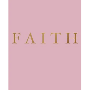 Faith: A decorative book for coffee tables, bookshelves and interior design styling - Stack deco books together to create a custom look