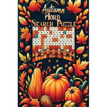 Autumn Word Search Puzzle Book with Autumn Quotes