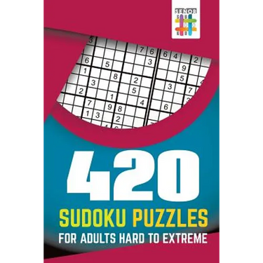 420 Sudoku Puzzles for Adults Hard to Extreme