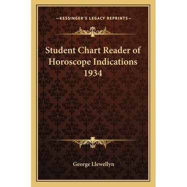Student Chart Reader of Horoscope Indications 1934