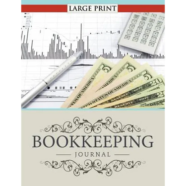 Bookkeeping Journal Large Print