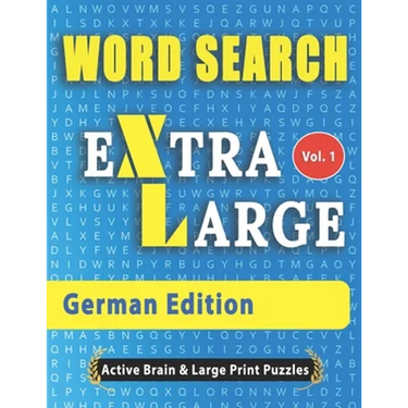 WORD SEARCH Extra Large - German Edition