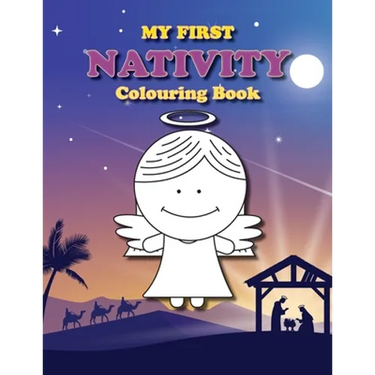 My First Nativity Colouring Book: Christian Christmas colouring book for the little ones
