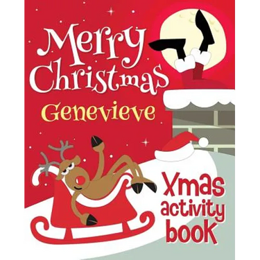 Merry Christmas Genevieve - Xmas Activity Book: (Personalized Children's Activity Book)