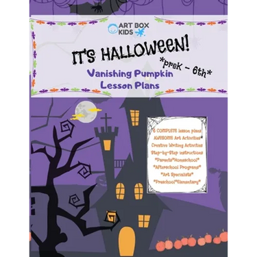It's Halloween! Vanishing Pumpkin Lesson Plans: PreK-6th Elementary Afterschool Programs Homeschool Art Specialists Parents Preschool Art Creative Wri
