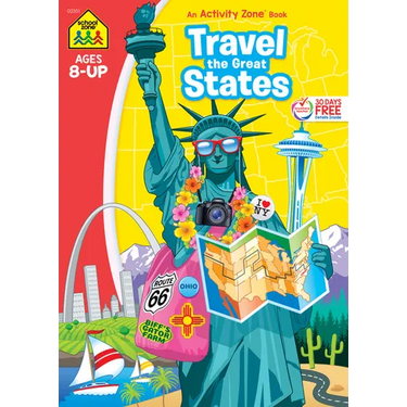 School Zone Travel the Great States Workbook