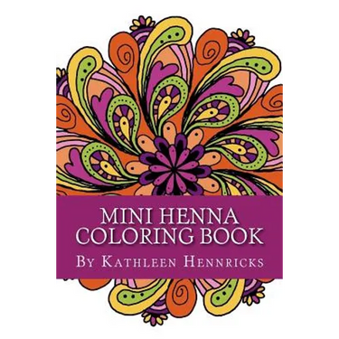 Mini Henna Coloring Book