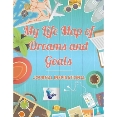 My Life Map of Dreams and Goals Journal inspirational