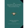 The True Book Of The Learned Synesius Concerning The Philosopher's Stone