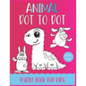 Animal Dot To Dot Puzzle Book For Kids Ages 4-6