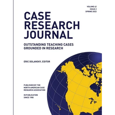 Case Research Journal: 42(2): Outstanding Teaching Cases Grounded in Research