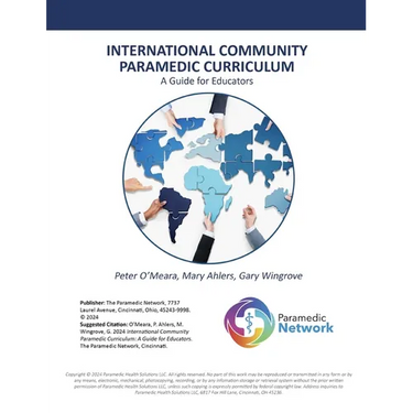 International Community Paramedic Curriculum: A Guide for Educators