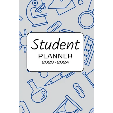 2023 - 2024 Student Planner for Middle & High School Students in Blue