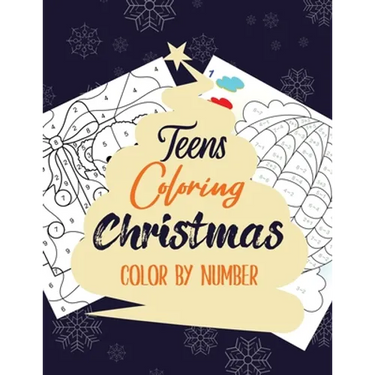 Teens Coloring Christmas: Color by Number book, Christian Religious Lessons Coloring Book, Good Vibes relaxation and Inspiration