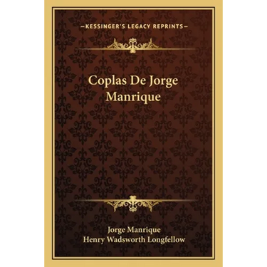 Coplas De Jorge Manrique