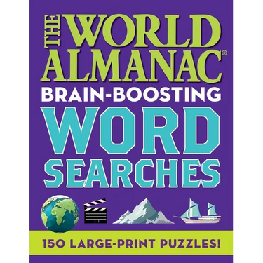 The World Almanac Brain-Boosting Word Searches: 150 Large-Print Puzzles!