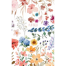 Colourful Floral Notebook: Watercolour Flower Journal Diary Sketchbook