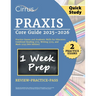 Praxis Core Quick Study Guide 2025-2026: 2 Practice Exams and Academic Skills for Educators Combined Reading 5713, Writing 5723, and Math 5733 [8th Ed