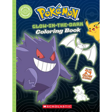 Pokémon Glow-In-The-Dark Coloring Book