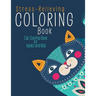 Stress-Relieving Coloring Book: Cat Coloring Book for Adults and Kids