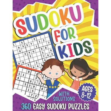 Sudoku for Kids Ages 8-12: 360 Easy Sudoku Puzzles For Kids, 9x9 Grids With Solutions, Gift for boys and girls (Age 8-9-10-11-12 Years Old)