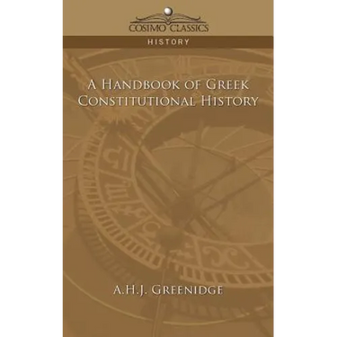 A Handbook of Greek Constitutional History