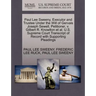 Paul Lee Sweeny, Executor and Trustee Under the Will of Gervais Joseph Sewell, Petitioner, V. Gilbert R. Knowlton et al. U.S. Supreme Court Transcript