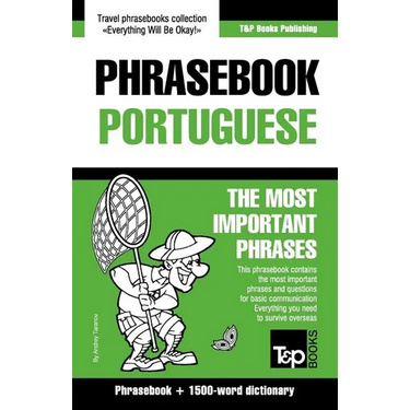 English-Portuguese phrasebook and 1500-word dictionary