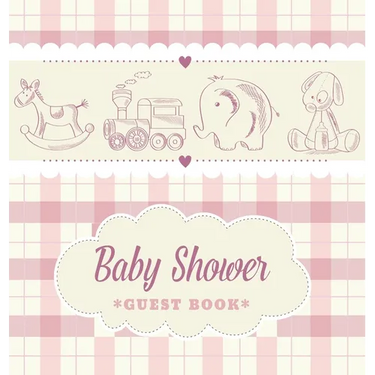 Baby Shower Guest Book for Boy: A Retro Storybook Themed Square Hardcover Keepsake - Wishes for Baby, Advice for Parents, Sign-In & Photo Pages