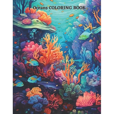 Oceans COLORING BOOK: 20 great coloring pages for kids and adults