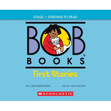 Bob Books - First Stories Hardcover Bind-Up Phonics, Ages 4 and Up, Kindergarten (Stage 1: Starting to Read)