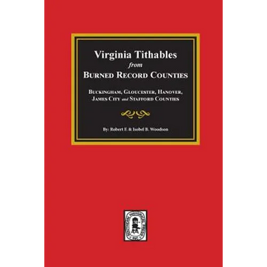 Burned Record Counties, Virginia Tithables from.