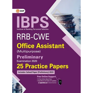 IBPS RRB-CWE Office Assistant (Multipurpose) Preliminary --25 Practice Papers