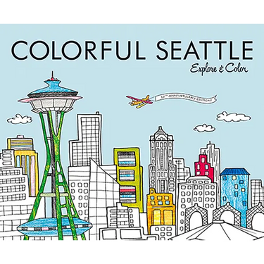Colorful Seattle: Explore & Color
