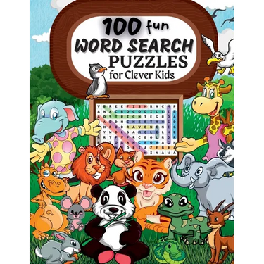 100 Word Search Puzzles: Word Search Puzzle Book ages 6-8 9-12 Word for Word Wonder Words Activity for Children 4, 5, 6, 7 and 8 (Fun Learning Activit