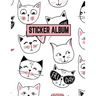 Sticker Album: Sticker Activity Book Permanent Sticker Book 8.5 x 11 Large